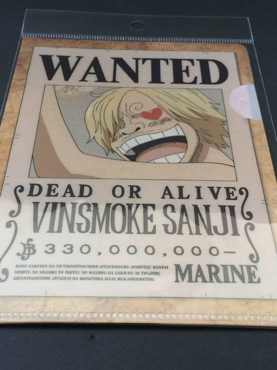 Amazon.co.jp: ONE PIECE ワンピース 手配書 A6 クリアファイル